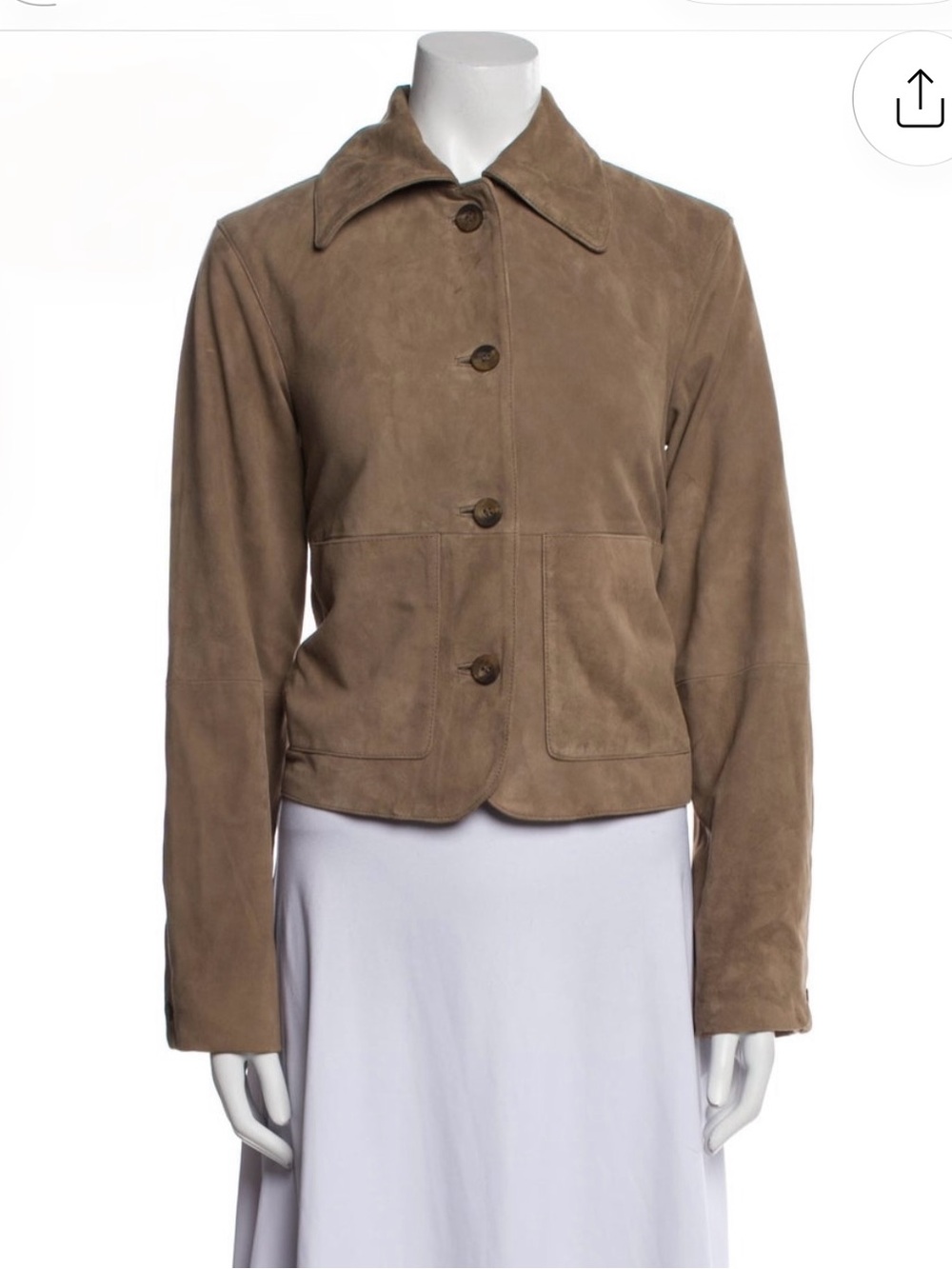 NEW w/o tags Reformation Brown Suede Leather Jacket